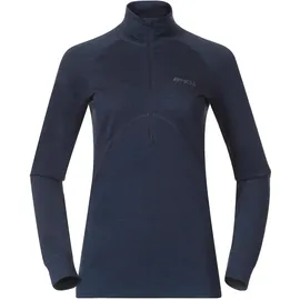 Bergans Inner:Pure Merino Half Zip Longsleeve Blau S