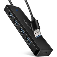 AXAGON HUE-C1A 4-Port-5-Gbit (USB A), Dockingstation + USB Hub,