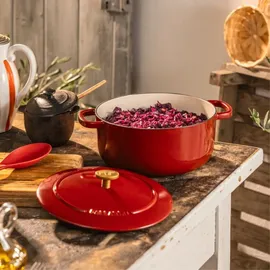 BALLARINI Bellamonte Cocotte 24 cm rund rot