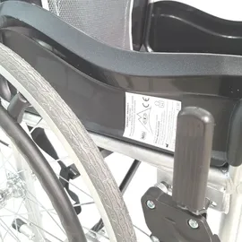 Antar Leichter Rollstuhl AT52301 faltbar grau/schwarz