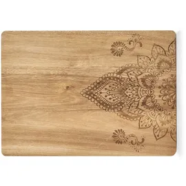Zeller Schneidebrett-Set Holz 1 40 x 29 x 1,5 cm Beige