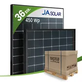 JA Solar JAM54D40-LB/450Wp Bifazial Glas-Glas Black Frame (Palette)