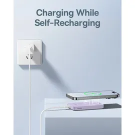 Baseus Magnetic Powerbank, MagSafe, USB-C, 5000mAh 20W violett