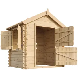 TIMBELA Spielhaus M516 Natur