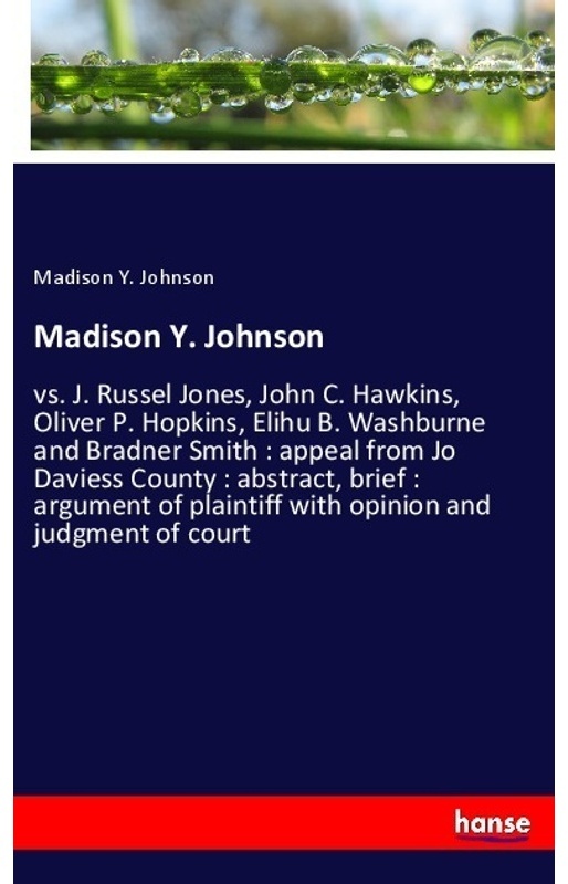 Madison Y. Johnson - Madison Y. Johnson  Kartoniert (TB)