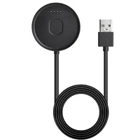 Akyga AK-SW-57 USB Ladekabel Kompatibel mit Ticwatch S2 / E2 1m schwarz Ladegerät