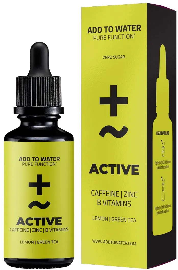 ADD TO Water Active, zuckerfreies Getränkekonzentrat Konzentrat 30 ml