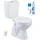Belvit Stand-WC mit WC-Sitz Weiß