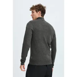 CASUAL FRIDAY "Troyer CFHeine", Herren, Gr. XL, grau (dunkelgrau melange), Obermaterial: 65% Polyacryl PAN. 27% Nylon NY. 5% Wolle mw. 3% Polyester PES., Pullover Troyer