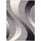 Carpeto Rugs Modern Designer Teppich - Kurzflor - Weich Teppich für Wohnzimmer, Schlafzimmer, Esszimmer - ÖKO-TEX Wohnzimmerteppich - Teppiche - grau - 160 x 230 cm