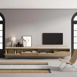 SKRAUT HOME TV-Lowboard 320x45 cm Beige Melamin
