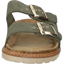 ROHDE Hausschuh ROHDE "Rohde Hausschuhe Veloursleder", Damen, Gr. 38, grün (olive), Veloursleder, Schuhe Hausschuh