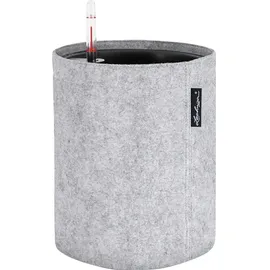 LECHUZA Trendcover Ø 23 x 26,5 cm filz light grey