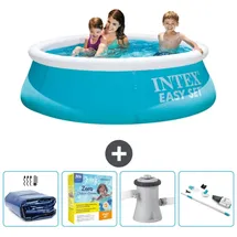 Intex Easy Set Schwimmbecken rund – 183x51 cm – Zubehör CB12 Blau No Size
