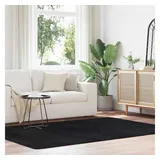 vidaXL NAVARRA Hochflorteppich 160 x 230 cm Schwarz
