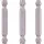 einhell accessories Doppel-Bit-Set PH/SL 65 mm 3 Stück