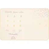 Biederlack Kinderdecke, 'Milestone' Baumwollmischung Creme Größe 100x150 cm