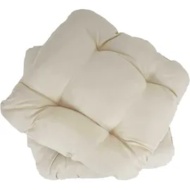 Mendler Sitzkissen 41 x 38 x 8 cm creme 6-tlg.