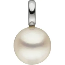 Perlen-Anhänger JOBO "Anhänger mit Perle", weiß (weißgold 585), Schmuckanhänger, Damen, Weißgold 585-Perlen, Weißgold 585, Perlen, 585 Weißgold mit Süßwasser-Zuchtperle
