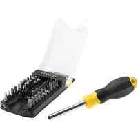 Stanley Multibit-Schraubendreher-Set 35-teilig schwarz/gelb
