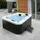 Home Deluxe White Marble Pure 210 x 160 x 80 cm weiß/schwarz