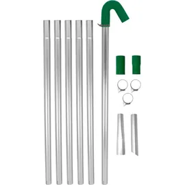 MonsterShop Saugstange für Dachrinnen & 80L Nass- und Trockensauger