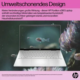 HP Pavilion 14-ek1274ng«, Natural Silver, Core i7, Iris Xe Graphics, 512 GB SSD, silberfarben