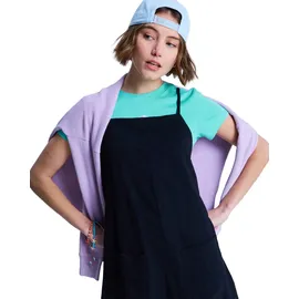 Roxy Overall "Lavender Haze", Damen, Gr. L, schwarz (anthrazit), Obermaterial: 60% Baumwolle, 40% Viskose., Overalls Overall