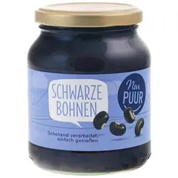 NurPuur Schwarze Bohnen bio 350g