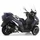 ARROW Homologierter Schalldämpfer Aluminium mit Carbon-Endkappe Schwarz für Peugeot Metropolis 400 17-21