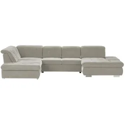 Lounge Collection Wohnlandschaft mit verschiedenen Funktionen Spencer ¦ grau ¦ Maße (cm): B: 382 H: 102 T: 260.0