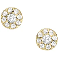 Fossil Ohrstecker JF04375710 goldfarben Edelstahl 7mm