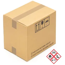 KK Verpackungen 150 Gefahrgut Kartons 325 x 245 x 300 mm Wellpappe Versandkartons Gefahrstoffe