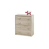 Stella Trading Schubladenkommode 74 x 86 x 35 cm Mehrfarbig