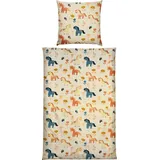 Erwin Müller Bettwäsche Kinder-Bettwäsche, Seersucker, Seersucker Tiermotive: Pferd bunt