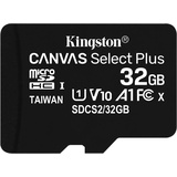 Kingston microSDHC Canvas Select Plus 32GB UHS-I A1 V10 + SD-Adapter