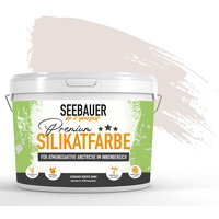 SEEBAUER diy® Silikatfarbe Violett für Innen (No. 935 Purple Blossom 2,5 Liter) Mineralfarbe Violetttöne hohe Deckkraft