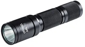 Walther SDL 350 BLK LED-Taschenlampe max. 500 Lumen, aus Aluminium silber