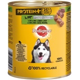 Pedigree Dose Protein+ in Pastete 12x800g Rind mit Ente