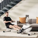 Sportplus Rudergerät mit App-Kompatibilität - Magnetbremssystem ultraweiß NO SIZE
