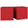 VCM Faltbox Boxas 27 x 28 x 27 cm 2-tlg. rot
