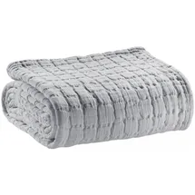 Vivaraise Swami Plaid 130 x 200 cm Silber
