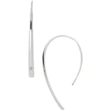 Fossil Ohrringe aus Edelstahl oder Halbedelstein mit Ohrhaken oder Drahtverschluss, Silber