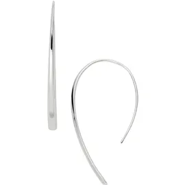 Fossil Ohrringe aus Edelstahl oder Halbedelstein mit Ohrhaken oder Drahtverschluss, Silber