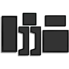 DEMCiflex DF0335, Staubfilter Schwarz HAF XB, 6 Stück(e)