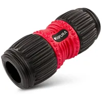 SAPURA Faszienrolle Wirbelsäule Rücken Nacken - Therapeutische Massagerolle - Foam Roller mit Struktur und Wirbelaussparung