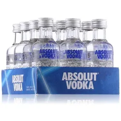 Absolut Vodka Miniaturen 40% Vol. 12x0,05l
