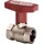 Premium Heizungs-Kugelhahn 1" Messing vernickelt