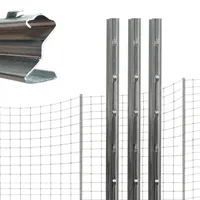 Trutzholm Zaunpfosten 40 x 230 cm Grau/Feuerverzinkt