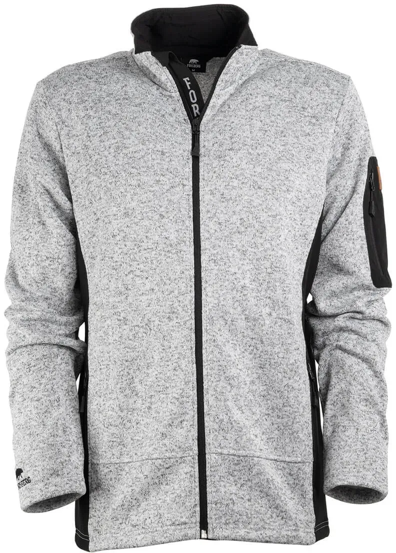 FORSBERG warme Strickfleece Jacke